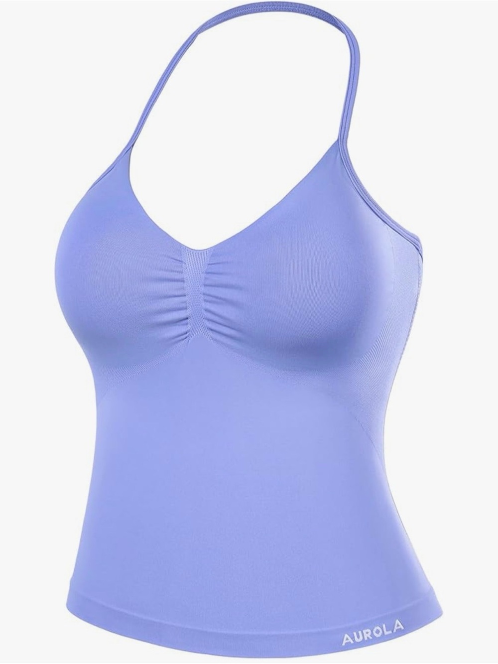 AURORA Lavender Seamless Halter Tank Top